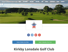 Tablet Screenshot of kirkbylonsdalegolfclub.com